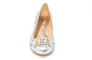 Badgley Mischka Girls Starlett Adorb Silver Pump