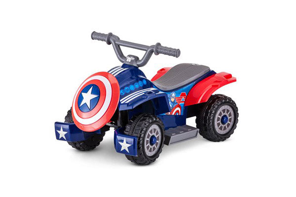 6V Marvel Captain America Toddler Quad