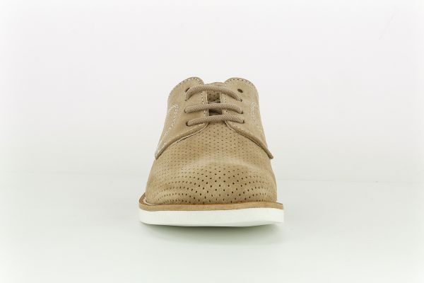 Pablosky Taupe Leather Boys Shoe - 708238