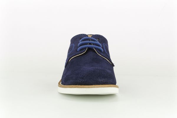 Pablosky Kids Navy Leather Boys Shoe - 712728