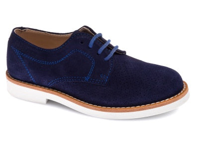 Pablosky Kids Navy Leather Boys Shoe - 712728