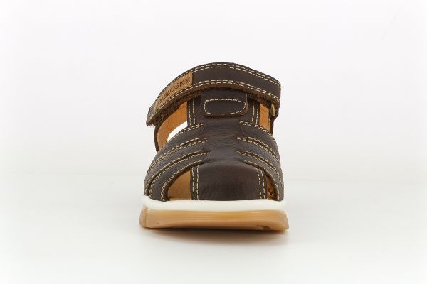 Pablosky Kids Brown Leather Boys Sandal - 718895