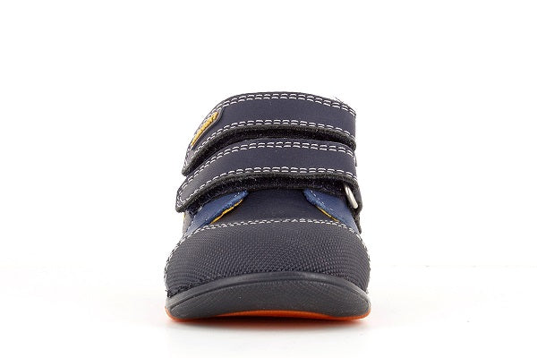 Pablosky Kids Tomcat Cosmos Navy Leather Boys Boot - 084432