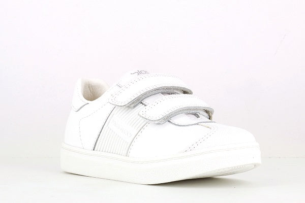 Pablosky Kids White Leather Sneaker - 283100