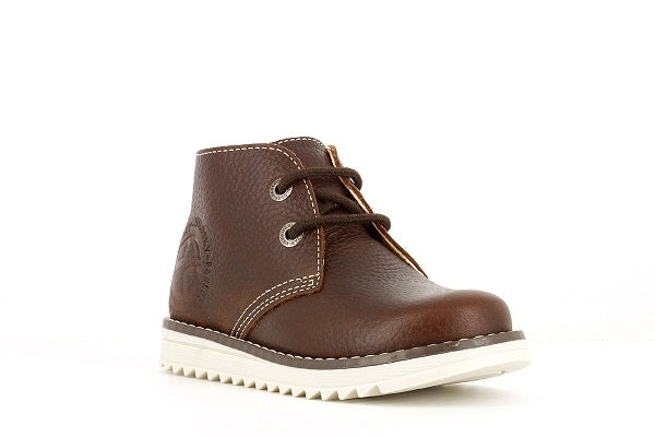 Pablosky Kids Brown Leather Boys Boot - 598293