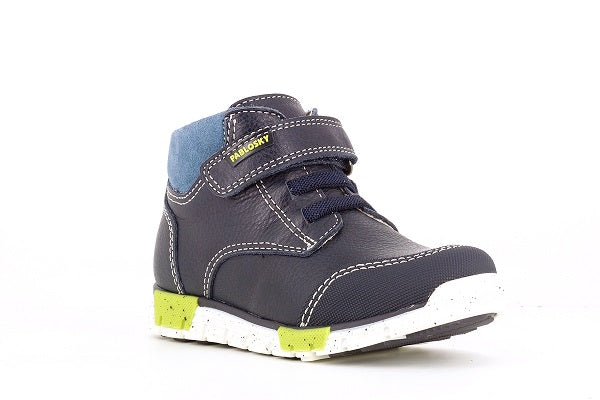 Pablosky Kids Navy Leather Sneaker- 597723