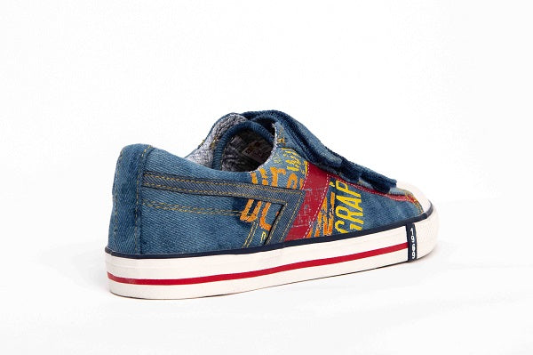 Pablosky Kids Denim Velcro Boys Sneaker - 949310