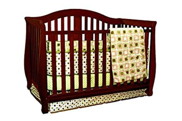 Athena AFG Desiree 4-in-1 Convertible Crib H309C, Cherry