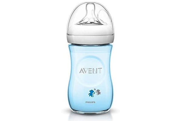 Philips Avent Natural Blue Decorated Bottle 260ml/9oz