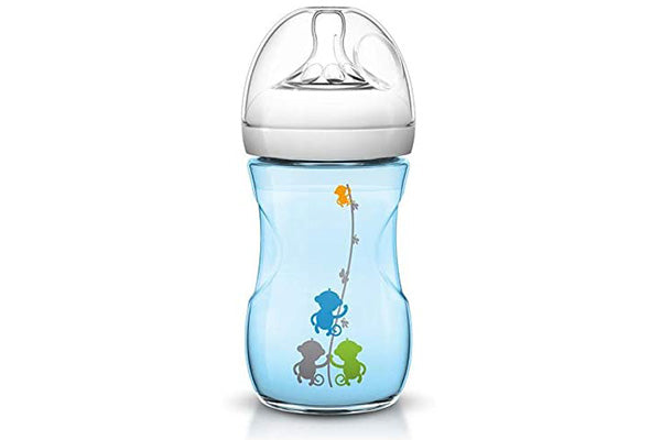 Philips Avent Natural Blue Decorated Bottle 260ml/9oz