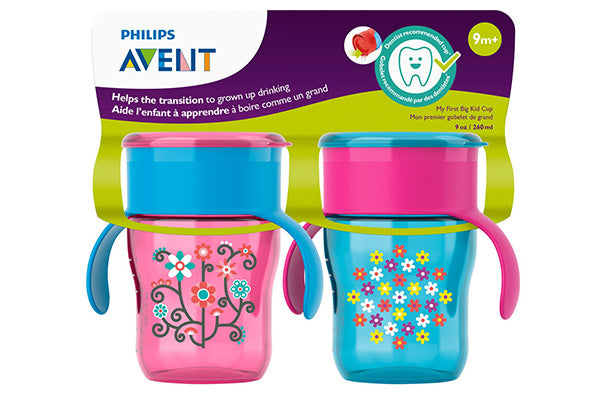 Philips Avent 2 in 1 360 Transition Drink Cups – 9m+