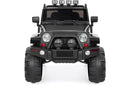 BCP 12V Ride On Car Truck w/ Remote Control, 3 Speeds, Spring Suspension, LED Light - Black