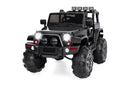 BCP 12V Ride On Car Truck w/ Remote Control, 3 Speeds, Spring Suspension, LED Light - Black