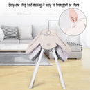 BabyJoy Foldaway Baby Bassinet Crib Newborn Rocking Sleeper Traveler Portable /Bag Gray