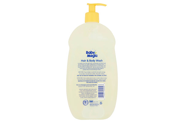 Baby Magic Hair & Body Wash, Soft Powder Scent, 30 Oz. (887ml)