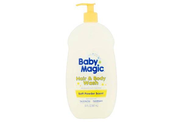 Baby Magic Hair & Body Wash, Soft Powder Scent, 30 Oz. (887ml)