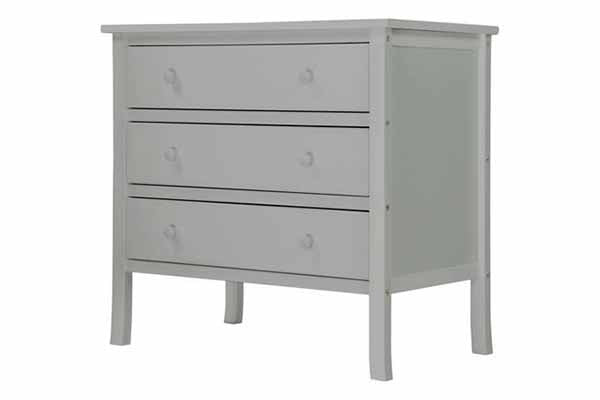 Baby Mod Ava 4-Piece Nursery Set, Gray Finish