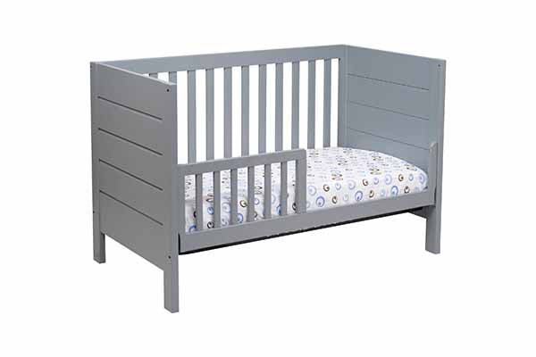 Baby Mod Modena 3-in-1 Convertible Crib Gray