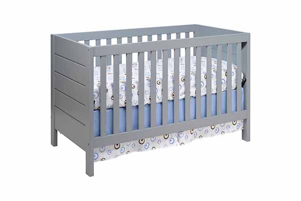 Baby Mod Modena 3-in-1 Convertible Crib Gray