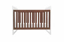 Baby Mod Modena Mod Two Tone 2-in-1 Convertible Crib White and Walnut