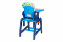 Badger Basket Envee Baby High Chair with Playtable Conversion, Blue