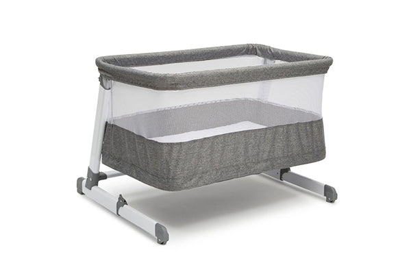 Beautyrest Room2Grow Bedside Newborn Bassinet to Infant Sleeper in Grey