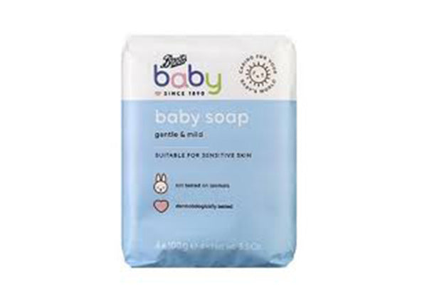 Boots Baby Soap Gentle & Mild 4x100g