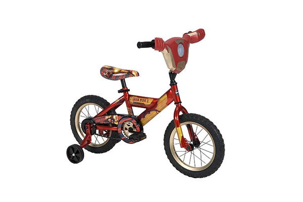 Huffy Boys 14” Iron Man Bike, Red/Gold/Black