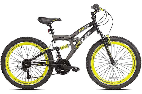 Avigo air flex dual suspension bike on sale