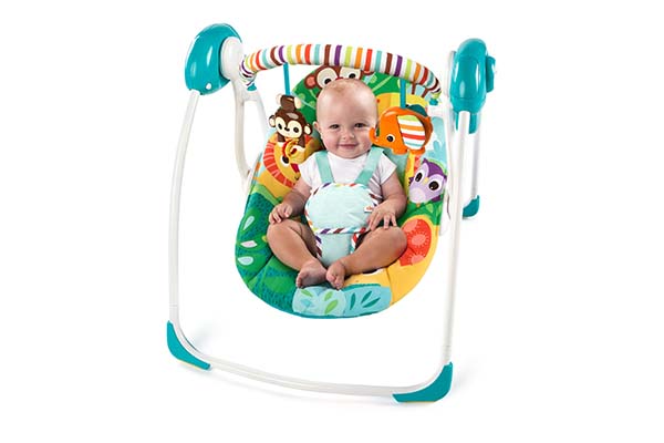 Bright Starts Safari Surprise Portable Swing