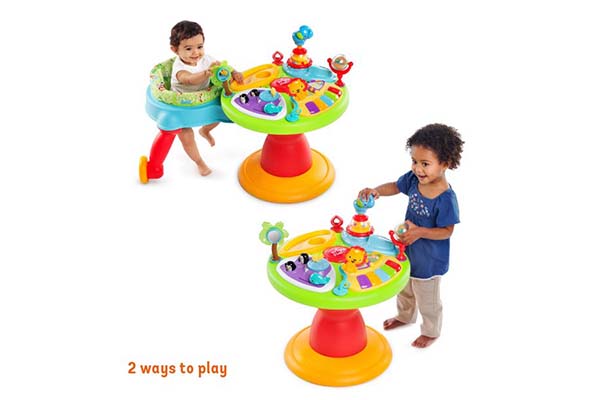 Bright Starts Zipply Zoo 3-in-1 Around We Go Walker