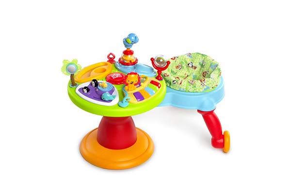 Bright Starts Zipply Zoo 3-in-1 Around We Go Walker