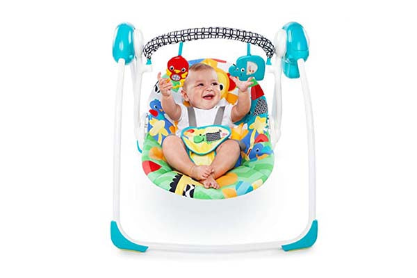 Bright Starts Safari Smile Portable Swing