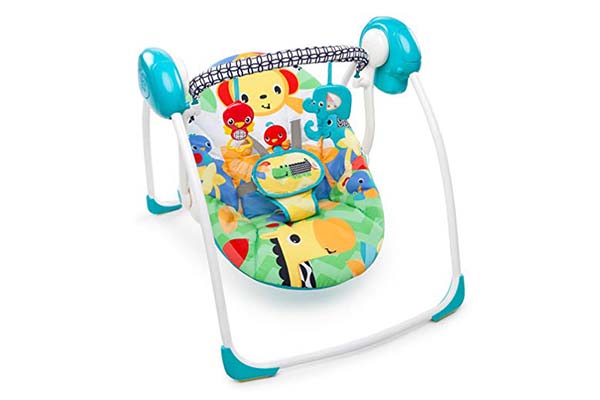 Bright Starts Safari Smile Portable Swing