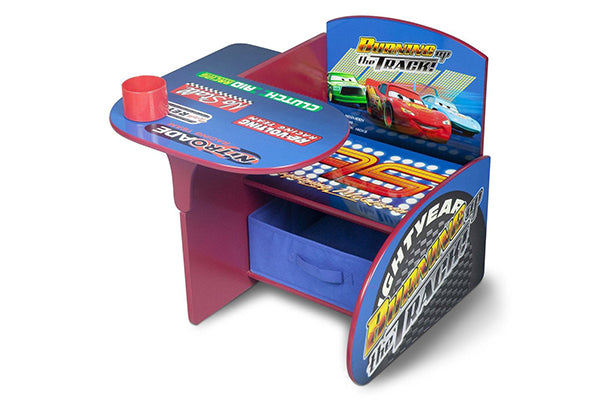 Disney Pixar The World of Cars Chair Desk with Storage Bin