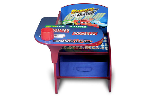 Disney Pixar The World of Cars Chair Desk with Storage Bin