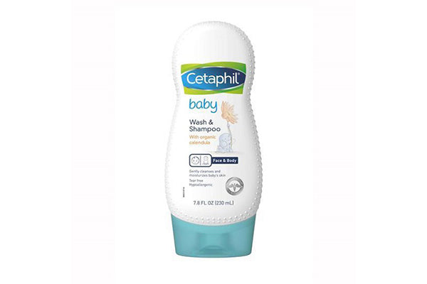 Cetaphil Baby Wash & Shampoo with Organic Calendula, 7.8 Fl Oz (230ml)