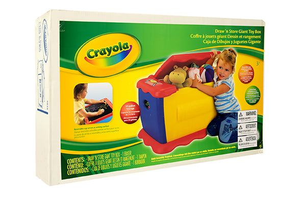 Crayola Draw N Store Giant Toy Box