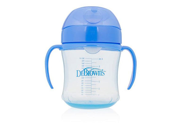 Dr Brown's Soft Spout 180ml Spill-Proof Drink Cup (Blue)