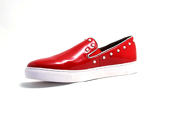 Venettini Girls 55-Erin Red Patent Sneaker