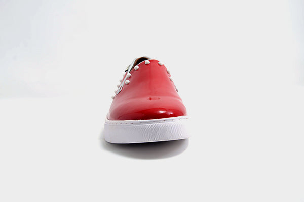 Venettini Girls 55-Erin Red Patent Sneaker