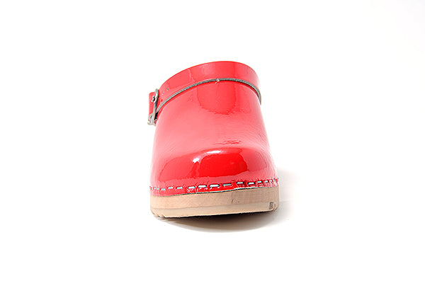 Hanna Andersson Classic Red Swedish Girls Clogs