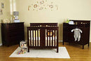 DaVinci Annabelle 2-in-1 Mini Crib and Twin Bed, Espresso