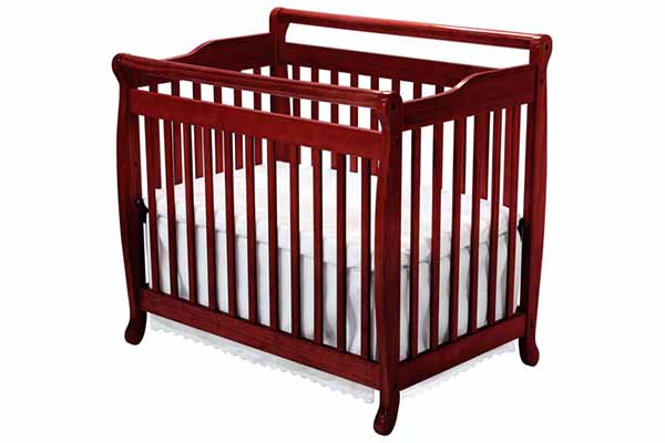 DaVinci Emily 2-in-1 Mini Crib – Cherry Finish