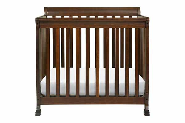 DaVinci Kalani 2-in-1 Mini Crib and Twin Bed in Espresso