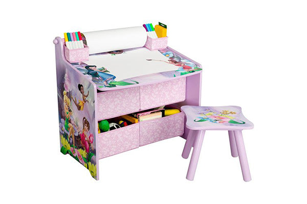 Disney - TinkerBell Fairies Art Desk With Storage