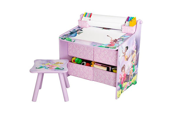 Disney - TinkerBell Fairies Art Desk With Storage