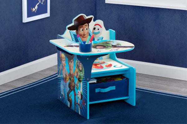 Delta Children Disney/Pixar Toy Story 4 Chair Desk with Storage Bin