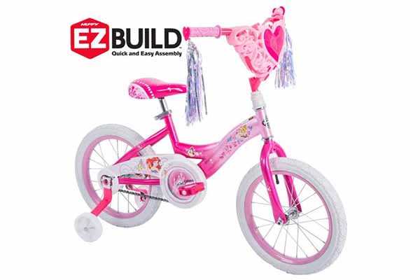 Disney Princess 16" Girls' EZ Build Pink Bike