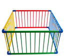 Dream On Me Multi Colored Portable Wood Gate Enclosure